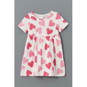 Rochie cu imprimeu inimi