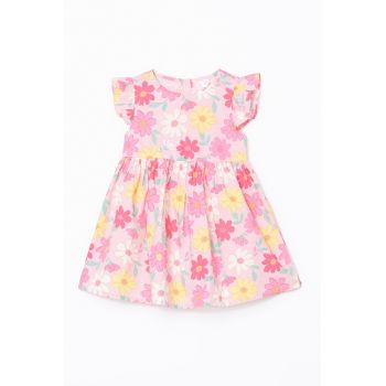 Rochie din bumbac cu nasturi