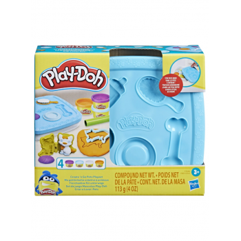 Set Plastilina Play-doh Createn Go Pets (f7528)