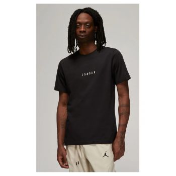 Tricou barbati -  M J Emb Jordan Air Crew - Bumbac - Negru -