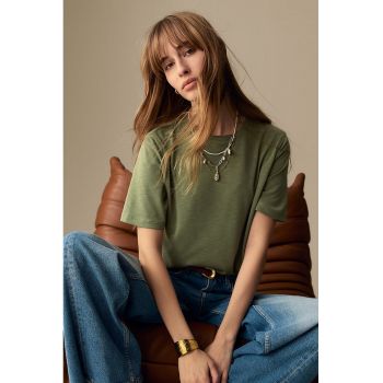 Tricou supradimensionat din amestec de modal