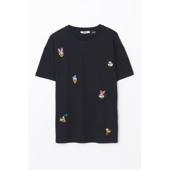 Tricou din bumbac cu imprimeu desene animate
