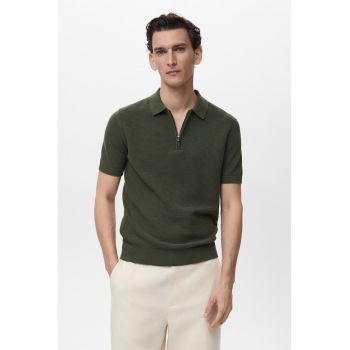 Tricou polo tricotat