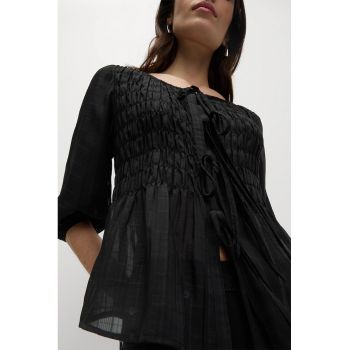 Bluza cu insertie elastica
