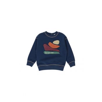 Bluza cu maneca lunga  - Moments - Bleumarin - pentru baietei