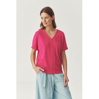 Bluza lejera cu decolteu in V