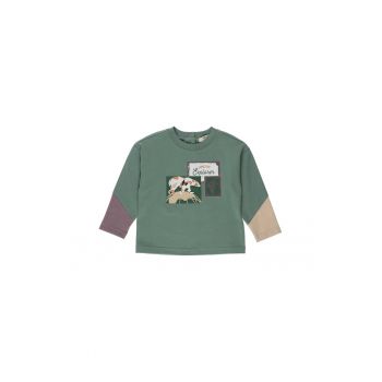 Bluza subtire cu maneca lunga -  - Discovery - Verde Mint - pentru baietei