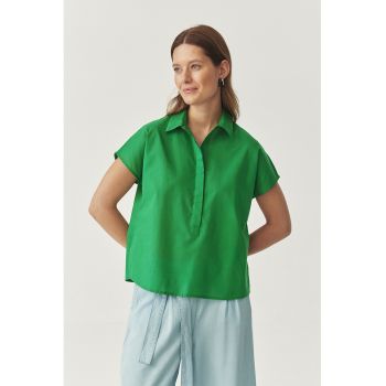Bluza uni cu maneci scurte
