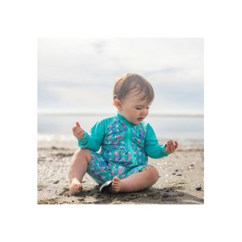 Costum de baie cu protectie solara UPF 50+ -  - Swimster Paradise - Turcoaz - pentru fetite sau baietei