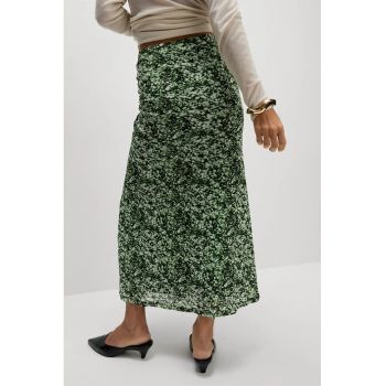 Fusta midi cu model