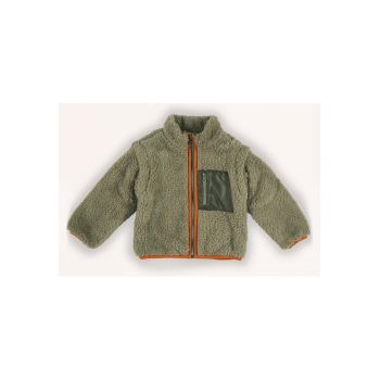 Jacheta tip Hanorac Teddy cu fermoar - fara gluga -  - Authentic Threads - Kaki - pentru baieti