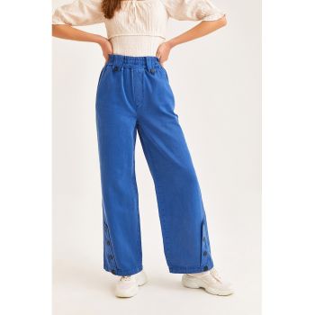 Pantaloni cu croiala ampla