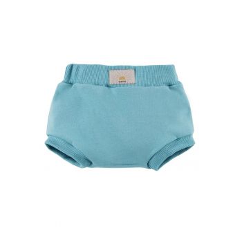 Pantaloni scurti bufanti  Bloomers - Botanic - Albastru Turcoaz - pentru baietei