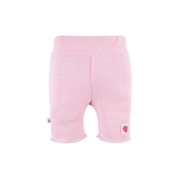 Pantaloni scurti cu dungi -  - Strawberry and Love - Roz - pentru fetite