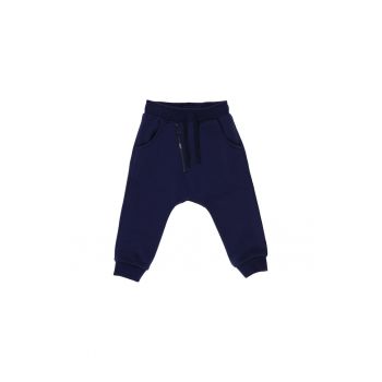 Pantaloni sport cu fermoar in fata  - Fast Wheels - Bleumarin - pentru baietei