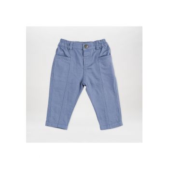 Pantaloni subtiri cu talie elastica  - Wave Crew - Albastru - pentru baietei