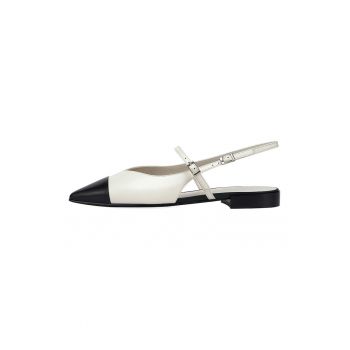 Pantofi de piele cu varf ascutit