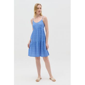 Rochie evazata cu decolteu in V