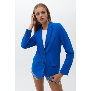 Sacou regular fit cu nasturi