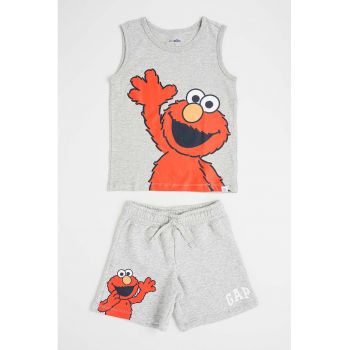 Set de pantaloni scurti si top Elmo
