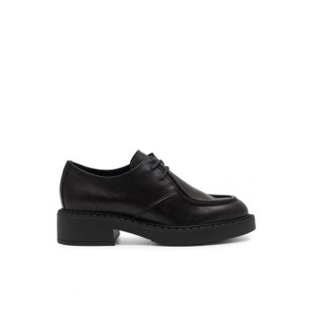 Tenisi dama -  590558801621236 - Piele naturala - Negru