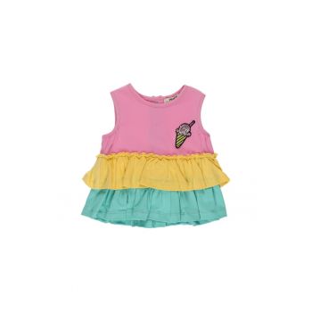 Top cu volane  - Surf Up - multicolor - pentru fetite