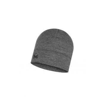 Caciula  lana mid light grey melange
