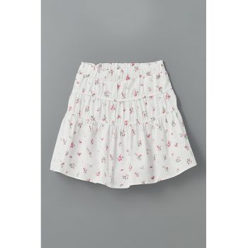 Camasa de bumbac cu imprimeu floral