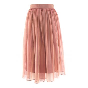 Fusta midi de matase