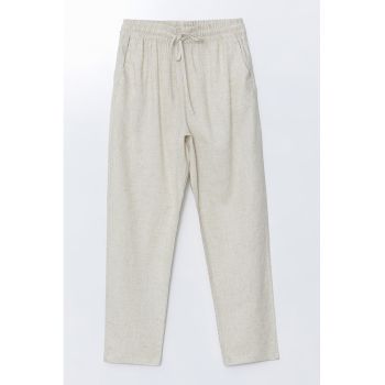 Pantaloni din amestec de in
