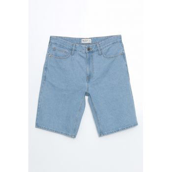 Pantaloni scurti din denim cu talie medie