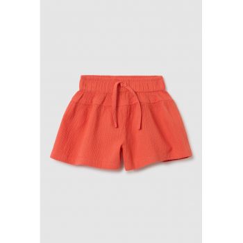Pantaloni scurti uni texturati