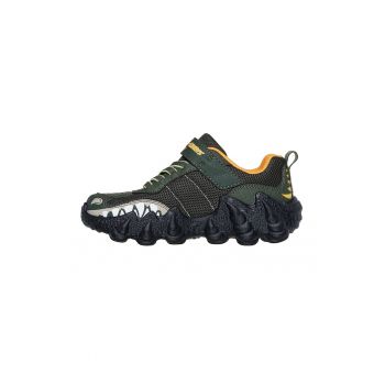 Pantofi sport de piele ecologica cu model grafic