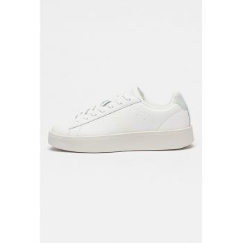 Pantofi sport din piele cu logo lateral