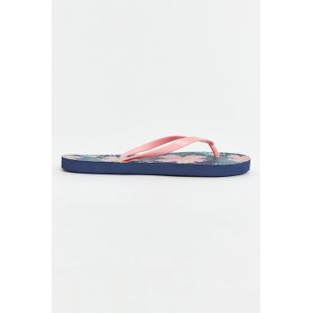 Papuci flip-flop cu imprimeu