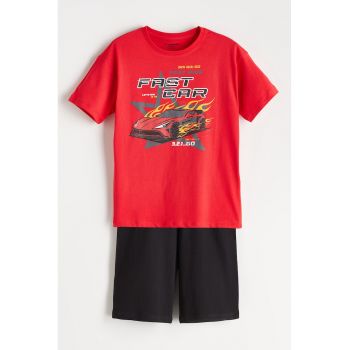 Pijama scurta de bumbac