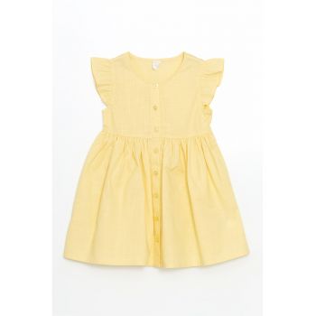 Rochie de bumbac cu nasturi