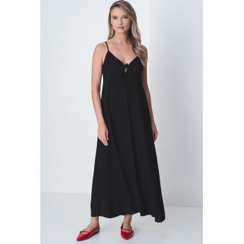 Rochie evazata cu bretele inguste Nova