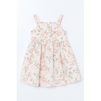 Rochie evazata cu imprimeu floral