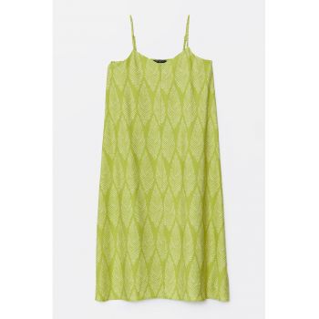 Rochie fara maneci cu imprimeu pentru gravide