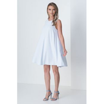 Rochie lejera scurta din amestec de in Say