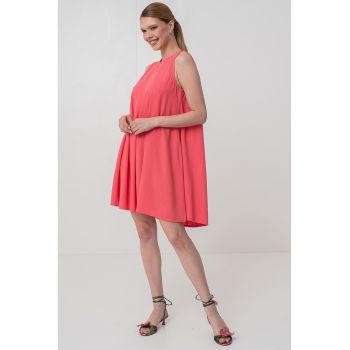 Rochie lejera scurta din amestec de in Say