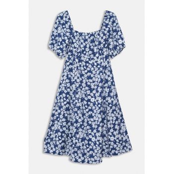 Rochie midi cu decolteu patrat