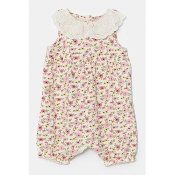 Salopeta scurta cu imprimeu floral