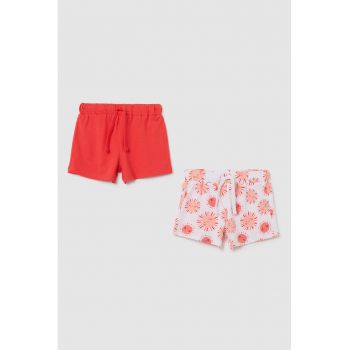 Set de pantaloni scurti cu snur de ajustare in talie - 2 perechi