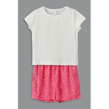 Set de tricou si fusta-pantalon - 2 perechi