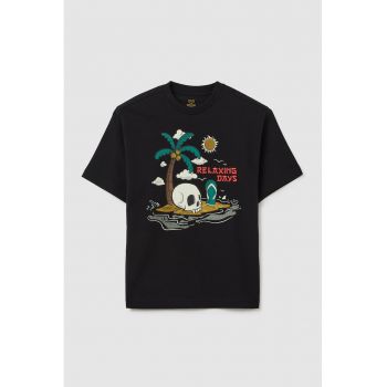 Tricou cu imprimeu grafic frontal