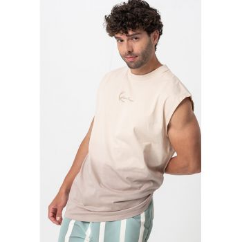 Tricou cu logo si model tie-dye