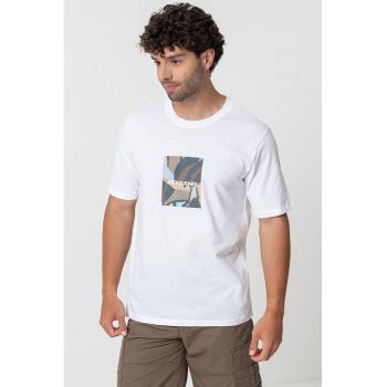 Tricou de bumbac cu imprimeu frontal