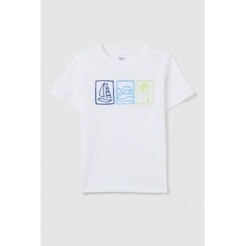 Tricou de bumbac cu imprimeu